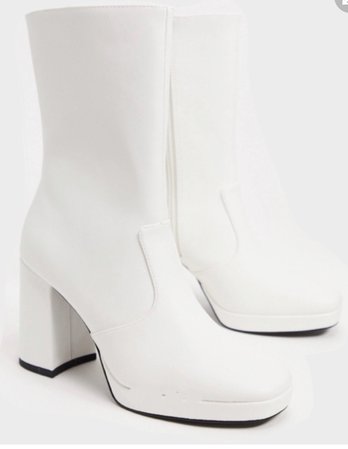 ASOS white boots