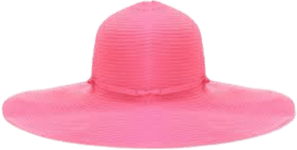 pink summer hat