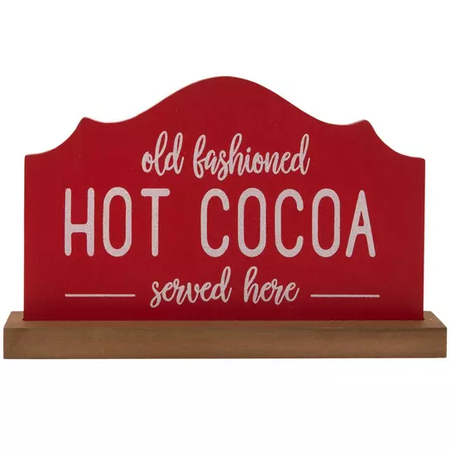 hot cocoa sign