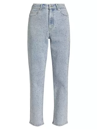 Shop Generation Love Fantasia Crystal Straight-Leg Jeans | Saks Fifth Avenue