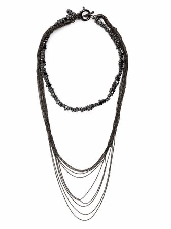 Fabiana Filippi multi-layered Chain Necklace