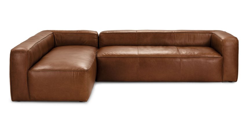 ARTICLE - Mello Taos Brown Left Arm Corner Sectional