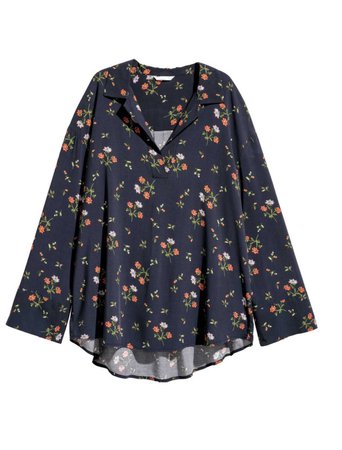 hm floral blouse