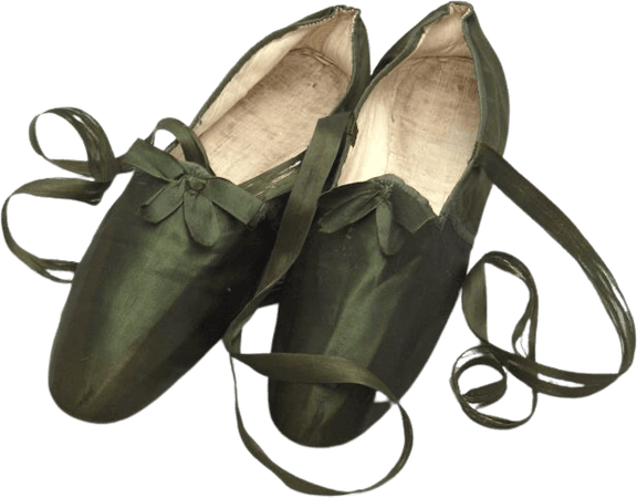 regency period shoes ballet slippers