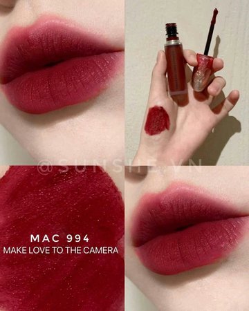 red lips korean makeup