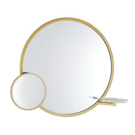 Functional Metal Framed Round Mirror | Pottery Barn Teen