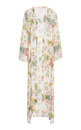 VERANDAH Classic Boho Modal Chiffon Luxe Kimono