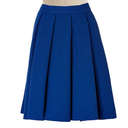 royal blue skirt