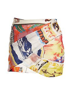 Zimmermann Brightside Wrap Mini Skirt