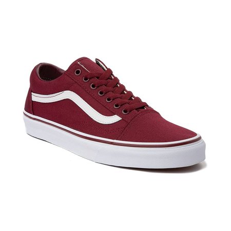 Vans Old Skool Skate Shoe - red - 498742