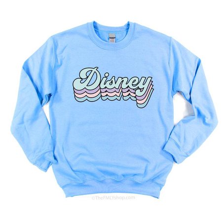 Disney Retro Font Sweatshirt