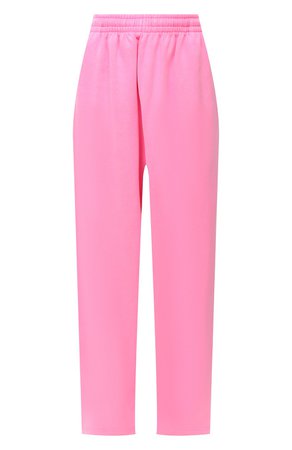 Женские розовые хлопковые брюки BALENCIAGA — купить за 77200 руб. в интернет-магазине ЦУМ, арт. 641647/TJVA2