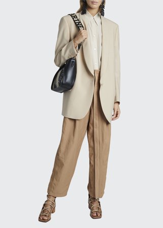 Stella McCartney Oversized 1-Button Blazer - Bergdorf Goodman