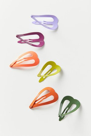 Heart Snap Clip Set | Urban Outfitters