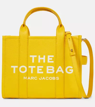 The Medium Leather Tote Bag in Yellow - Marc Jacobs | Mytheresa