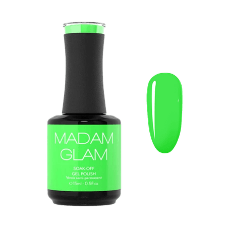 Madam Glam Nail Polish - Neon Lime Green