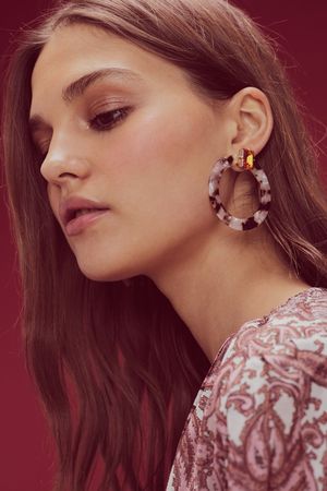 Nathalie Hoop Earrings – For Love & Lemons
