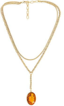 Amber Sceats Lariat Pendant Necklace