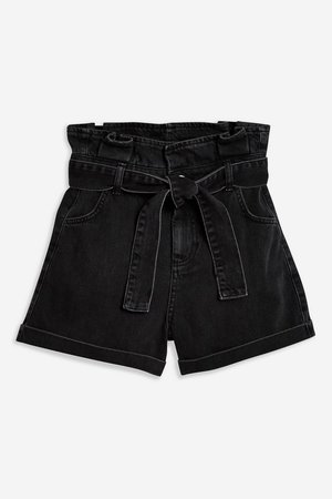 Belted Denim Shorts - Topshop USA