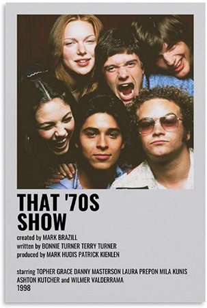 Amazon.com: Aesthetic 90S for Room Poster That 70s Show Canvas Art Poster Picture Modern Office Family Bedroom Decorative Posters Gift Wall Decor Painting Poster 12x18inch(30x45cm): Posters & Prints