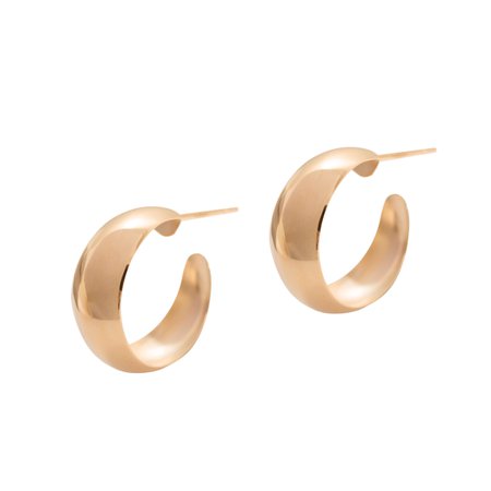 Mini Aster Earrings - Ręcznie wykonane unikatowe kolczyki ze złota