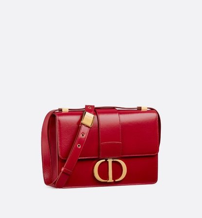 30 Montaigne Bag Red Box Calfskin - Bags - Woman | DIOR