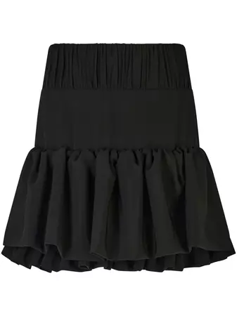 Rabanne Layered Ruffled Mini Skirt - Farfetch