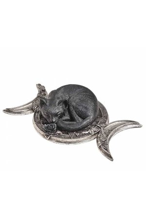 Witches Familiar Cat Moon Ornament by Alchemy Gothic | Gifts