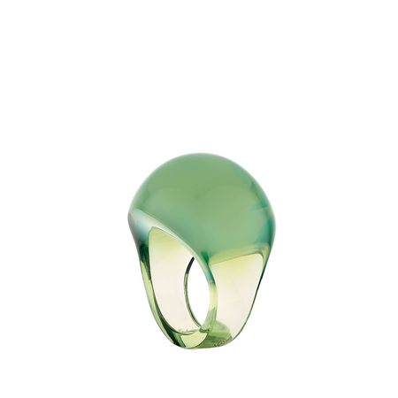 LALIQUE Antinea Green Cabochon ring
