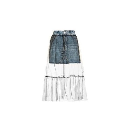 Topshop Petite Tulle Mesh Skirt | ShopLook