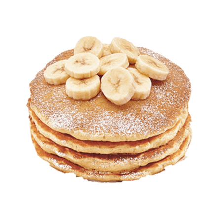 your food pngs — strawberry & banana pancakes/banana/whipped cream...