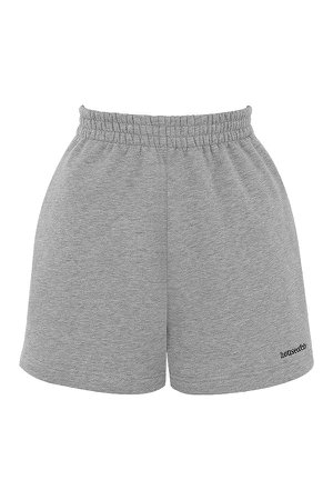 Clothing : Shorts : 'Auden' Grey Jersey Track Shorts