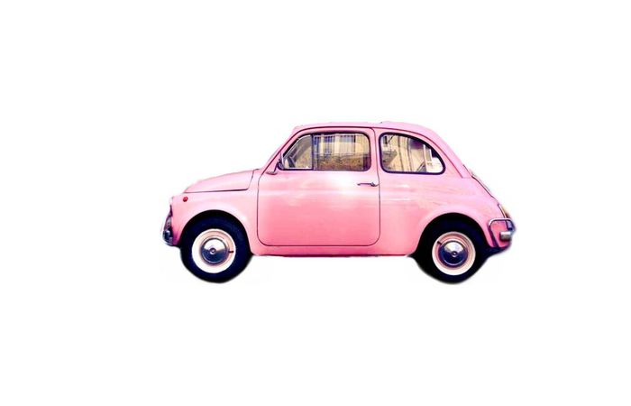 Pink Vintage VW