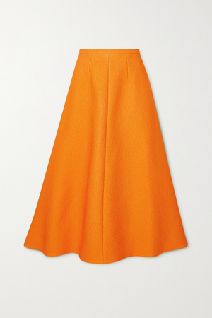 Topaz Orange Maxi skirt