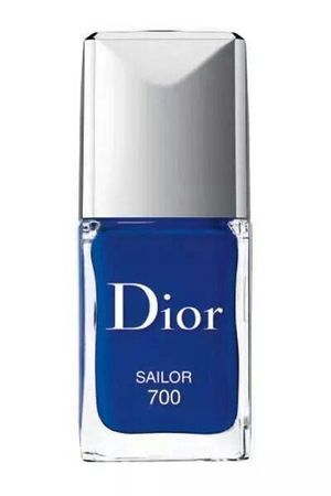 blue Nail polish
