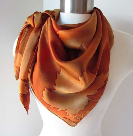 autumn maple scarfs - Google Search