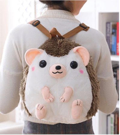 Fuzzy Hedgehog Backpack – Ibentoy