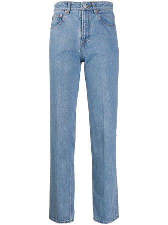 Balenciaga slim-fit V-detail Jeans - Farfetch