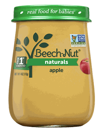Beech-Nut Naturals® apple Stage 1 Baby Food