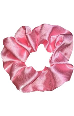 scrunchie hot pink
