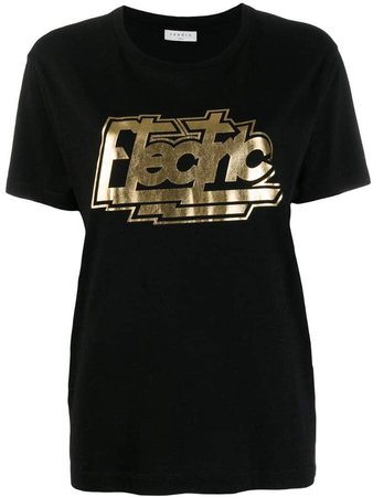 Paris printed 'electric' T-shirt