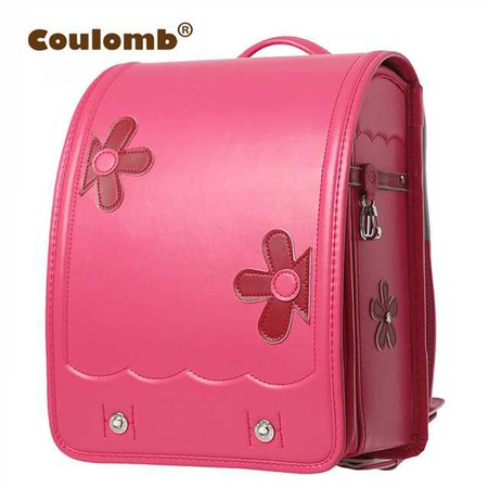Coulomb Flower School Bag For Girl Orthopedic Backpack For Children Japanese PU Hard box type Hasp Book Bags 2017-in School Bags from Luggage & Bags on Aliexpress.com | Alibaba Group