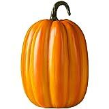 Amazon.com: Woration Fake Pumpkin Decoration 8.4 Inch Large Yellow Artificial Pumpkin Faux Vegetable Food Model for Autumn Fall Harvest Halloween Thanksgiving Day : Home & Kitchen
