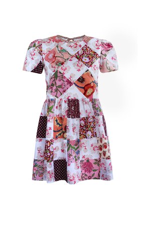 Anika Patchwork Cotton Mini Dress By Alix Of Bohemia | Moda Operandi