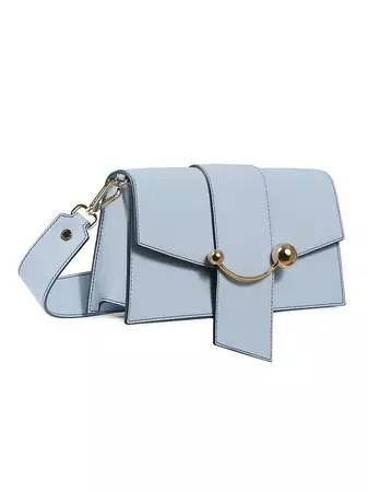 Shop Strathberry Mini Crescent Leather Shoulder Bag | Saks Fifth Avenue