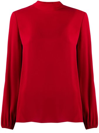 Theory Loose-Fit Silk Blouse