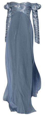 Blue-Grey Gown