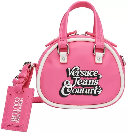 Versace Jeans Couture: Pink Bowling Bag | SSENSE