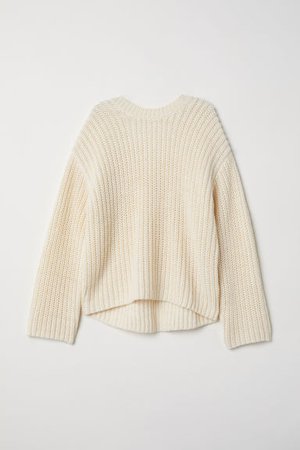 cream wool-blend sweater - Google Search