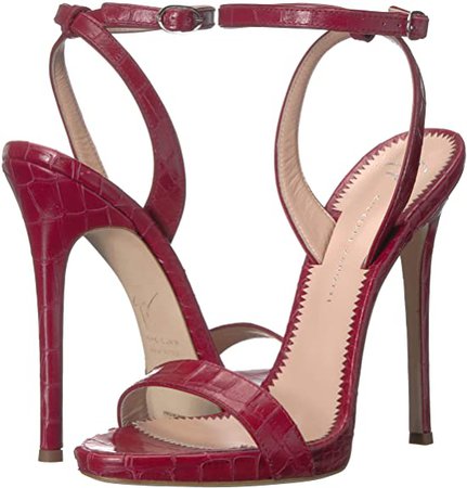 *clipped by @luci-her* Giuseppe Zanotti Women's E900129 Heeled Sandal, Amarena